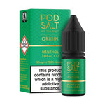Pod Salt is a brand of e-liquid that was one of the pioneers in introducing nic salts as an alternative to the traditional "free-base" nicotine e-liquids. Nic salt e-liquids use a form of nicotine that is derived from nicotine salts found in the tobacco leaf, rather than being created through a chemical process like free-base nicotine.