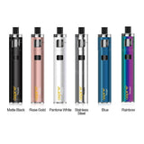 The Aspire PockeX vape kit is an AIO (All In One) kit known for being one of the most popular starter kits worldwide and is recommended to vapers of all experience levels. Powered by a built-in 1500mAh battery this kit combines a 2ml tank and mod into one device, making maintenance and set-up very easy.