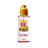 Coconut Milk Caramel e-liquid By Donut King Cooler Edition 100ml. Freshly squeezed coconut milk, boosted by heaps of caramel!