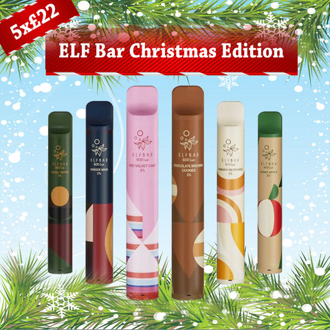 Elf Bar Christmas Edition is a delicate pre-filled disposable pod kit with slim body. The Elf Bar 600 Disposable Pod Device offers a unique pattern and an attractive design. With its 550mAh built-in battery, it can support approximately 600 puffs. The Elf Bar Lux 600, with its prefilled juice and 2% nicotine strength, has to be one of the best disposable pod devices for you, with a mouthwatering variety of flavours with every puff to suit everyone.