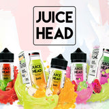 Juice Head E Liquid is a refreshing line of vape juice fruit fusion flavours that are like biting into the fresh ripened fruit on its packaging. Juice Head E-Liquid produces flawless fruit vape juice flavours that are crammed with exceptional, genuine tasting fruit tones that invigorate with their taste, dazzling your senses and taking you to a better place. Get some of Juice Head's fruit eJuice creations today, they are fruitiliciously good.