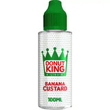 Donut King Banana Custard – Freshly baked doughnut covered with sugar and filled to the top with sweet banana custard.