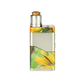 The Wismec LUXOTIC NC is another masterpiece of engineering from JayBo.  This beautifully designed unregulated box mod is brimming with style. The resin look body encapsulates dual 20700 or 18650 batteries that can be run in series or parallel with a simple flick of a switch. When running in series mode, the vape mod uses a dial to select how much power you want to use.  Coming complete with the Guillotine V2 RDA, the LUXOTIC NC is ideal for cloud chasers.