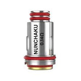 The Nunchaku Coils from Uwell are for use with the Nunchaku sub ohm tank and come in a resistance of either 0.25 Ohm or 0.4 Ohm. The coils are able to be purchased in packs of 4 replacement coils.