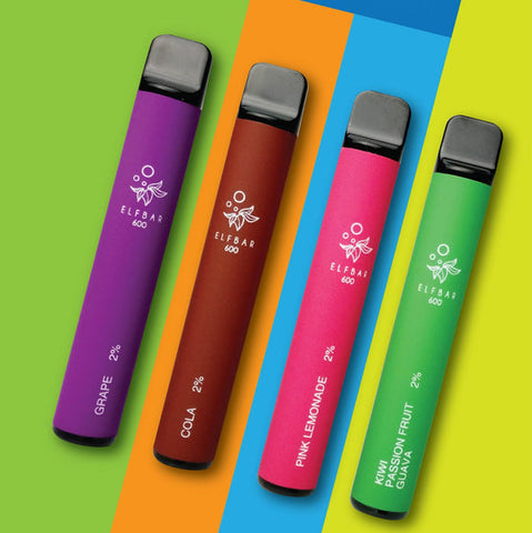 The Elf Bar 600 pod device is extremely portable, with its ergonomic and compact design. Elf Bar 600 is created with a built-in 550 mAh battery and 2ml of 20 mg nic salt e-liquid.  This disposable kit can provide up to 600 puffs, or the equivalent of approximately 45 cigarettes.