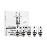 The Innokin iSub vape coils are designed to be used with the iSub vape tank series, including the Innokin iSub, isub G, Isub V, Isub VE vape tank and the Innokin iSub G vape tank. The high-quality vape coils feature Innokin's signature 'no spill coil swap system', meaning due to the iSub coil's built-in 510 pin, by simply unscrewing the base of your tank you can pull the coil straight out and replace it.