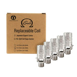 The Innokin iSub vape coils are designed to be used with the iSub vape tank series, including the Innokin iSub, isub G, Isub V, Isub VE vape tank and the Innokin iSub G vape tank. The high-quality vape coils feature Innokin's signature 'no spill coil swap system', meaning due to the iSub coil's built-in 510 pin, by simply unscrewing the base of your tank you can pull the coil straight out and replace it.