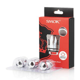 The Smok TFV12 Prince Coils are designed for use with the Smok V12 Prince Tank only. Designed for sub ohm vaping, these coils should be paired with high VG e-liquids that are 60% VG or higher.