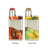 The Wismec LUXOTIC NC is another masterpiece of engineering from JayBo.  This beautifully designed unregulated box mod is brimming with style. The resin look body encapsulates dual 20700 or 18650 batteries that can be run in series or parallel with a simple flick of a switch. When running in series mode, the vape mod uses a dial to select how much power you want to use.  Coming complete with the Guillotine V2 RDA, the LUXOTIC NC is ideal for cloud chasers.