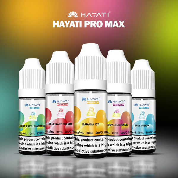 Hayati Pro Max Nic Salts A to Z Vapes