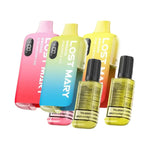 Introducing the Lost Mary BM6000 Pineapple Ice Prefilled Kit, the epitome of convenience and satisfaction. With an impressive capacity of up to 6000 puffs, this device ensures prolonged vaping enjoyment. Each kit comes equipped with a 10ml e-liquid bottle, boasting a potent 20mg nicotine strength for a satisfying hit every time. The inclusion of an OLED display offers clear visibility of essential vaping metrics, enhancing the user experience. Powered by a robust 650mAh battery, this device boasts longevity