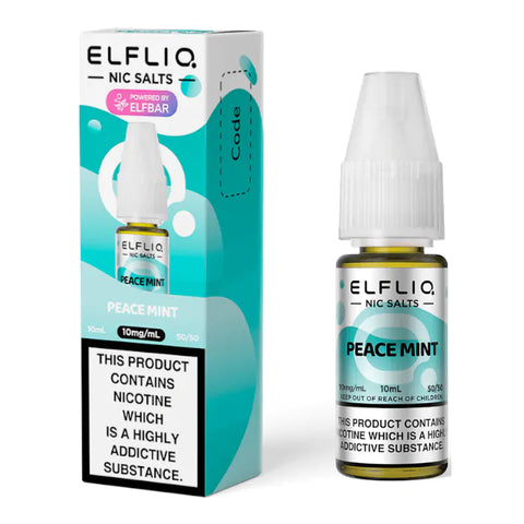 Peace Mint Elf liq Nic Salt by Elf Bar 5mg, 10mg and 20mg A to Z Vapes