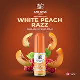 White Peach Razz Bar Juice 5000, 10mg and 20mg, A to Z Vapes