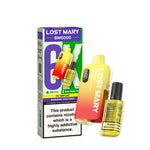 Introducing the Lost Mary BM6000 Pineapple Ice Prefilled Kit, the epitome of convenience and satisfaction. With an impressive capacity of up to 6000 puffs, this device ensures prolonged vaping enjoyment. Each kit comes equipped with a 10ml e-liquid bottle, boasting a potent 20mg nicotine strength for a satisfying hit every time. The inclusion of an OLED display offers clear visibility of essential vaping metrics, enhancing the user experience. Powered by a robust 650mAh battery, this device boasts longevity