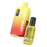 Introducing the Lost Mary BM6000 Pineapple Ice Prefilled Kit, the epitome of convenience and satisfaction. With an impressive capacity of up to 6000 puffs, this device ensures prolonged vaping enjoyment. Each kit comes equipped with a 10ml e-liquid bottle, boasting a potent 20mg nicotine strength for a satisfying hit every time. The inclusion of an OLED display offers clear visibility of essential vaping metrics, enhancing the user experience. Powered by a robust 650mAh battery, this device boasts longevity