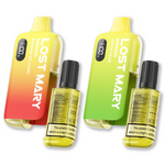 Introducing the Lost Mary BM6000 Pineapple Ice Prefilled Kit, the epitome of convenience and satisfaction. With an impressive capacity of up to 6000 puffs, this device ensures prolonged vaping enjoyment. Each kit comes equipped with a 10ml e-liquid bottle, boasting a potent 20mg nicotine strength for a satisfying hit every time. The inclusion of an OLED display offers clear visibility of essential vaping metrics, enhancing the user experience. Powered by a robust 650mAh battery, this device boasts longevity