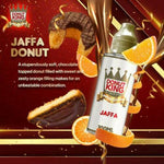 Jaffa by Donut King Special Edition is a stupendously soft, chocolate topped donut filled with sweet and zesty orange filling makes for an unbeatable combination.