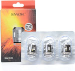 The Smok Mini V2 Coils have been designed for use with the Smok TFV-Mini V2 Tank. Designed for sub ohm vaping there's a variety of versions of this Smok replacement coil. Due to the sub ohm resistances, we recommend using high VG eliquids of 60% and above for best performance.