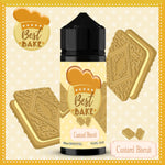 Custard Biscuit E-Liquid by Best Bake contains scrumptious blended dessert flavours, including Caramel, Cream and Vanilla.
