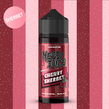 Cherry Sherbet E-Liquid By Messy Juice Sherbet Series is a great e-liquid flavour for fans of retro confectionery. Styled off of the sweet-sourness of cherry sherbet, this e-liquid will tantalise your tastebuds with its rich red cherry flavour!
