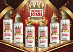 Donut King LIMITED EDITION e liquid is the perfect choice for those among you with a sweet tooth! To all fans of donuts – you’re definitely going to want to check these juices out. It goes without saying that they are the perfect way for you to get your fill of sweet treats, but without the additional calories!