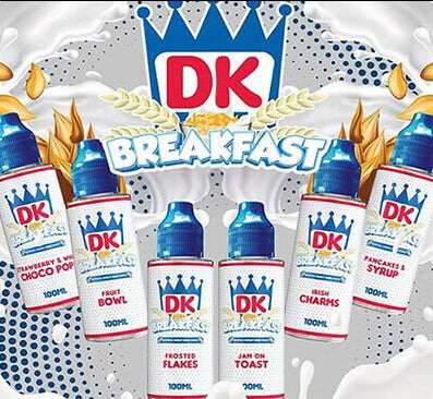 Donut King breakfast e liquid is the perfect choice for those among you with a sweet tooth! To all fans of donuts – you’re definitely going to want to check these juices out. It goes without saying that they are the perfect way for you to get your fill of sweet treats, but without the additional calories!