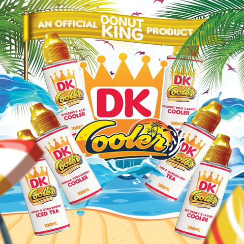 Donut King Cooler e liquid is the perfect choice for those among you with a sweet tooth! To all fans of donuts – you’re definitely going to want to check these juices out. It goes without saying that they are the perfect way for you to get your fill of sweet treats, but without the additional calories!