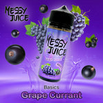 Grape Currant E-Liquid by Messy Juice is a fruity mess of grapes & blackcurrant providing a flavour that is reminiscent of a summertime drink that can easily be your all day vape.
