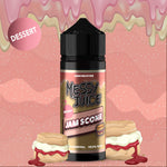 Jam Scone E-Liquid By Messy Juice Dessert Series is a strawberry Jam smothered on a freshly baked English scone with generous lashings of Devon cream. 