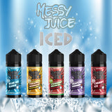 Grape Aniseed Ice E-Liquid By Messy Juice Iced Series is a mouth-watering juicy mess of the simple taste of icy grapes! and a touch of sweet and fiery aniseed!.  Primary Flavours: Grape, Aniseed, Ice  VG/PG: 70/30  Please Note: This e-liquid is provided in a 120ml bottle with 100ml of e-liquid.