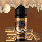 Millionaires Shortcake E-Liquid By Messy Juice Dessert Series is a biscuit blend mimicking the popular sweet snack. A buttery shortcake base is complemented by rich chocolate and smooth caramel for a layered vape.