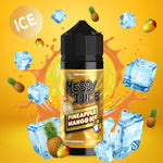 Pineapple Mango Ice E-Liquid By Messy Juice Iced Series is a Cool, fresh, and undeniably mouth-watering tropical taste of icy pineapple and mango.