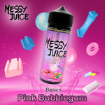 Pink Bubblegum E-Liquid by Messy Juice is a fruity blast that will surely bring back your childhood. The flavour is so good you’ll be chewing your clouds.