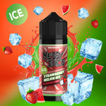 Strawberry Melon Ice E-Liquid By Messy Juice Iced Series captures the sweet and refreshing taste of freshly sliced watermelon that has been coupled with ripe strawberry and served on ice with a cool edge.