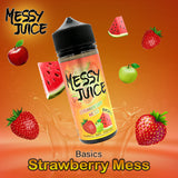 Strawberry Mess E-Liquid by Messy Juice is a mouth watering combination of Strawberry, apple and watermelon. Such sweet mess dancing upon your tongue.