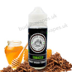 Tobacco e-Liquid by Buddha Vapes captures a traditional cigarette taste with a silky and gentle smooth honey wood aftertaste. 