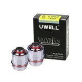 The Uwell Valyrian coil has been designed to provide the best flavour and vapour production you can get. Using a parallel coil design, along with a wide hole for the base connection makes for a coil with big airflow and tons of flavour.