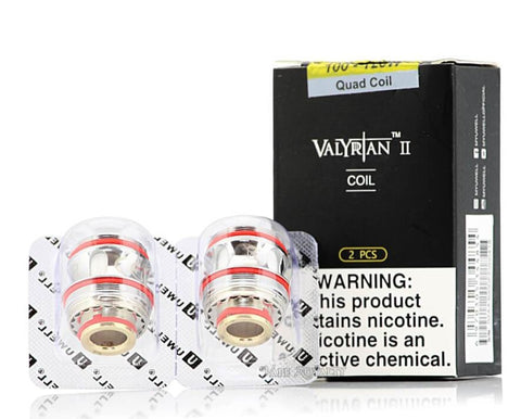 These genuine UWELL Valyrian 2 Coils for the Valyrian 2 Tank and Valyrian 2 Kit are the finest coils available for this tank.   Valyrian 2 replacement coils come in a 2-pack and feature UWELL’s patented self-cleaning technology which collects excess ejuice in a condensation chamber near the bottom of the coil and vaporizes it.