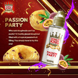 Passion Party by Donut King Special Edition - Who said doughnuts can’t be exotic? A freshly glazed doughnut filled with a tropical passionfruit filling. You simply have to try this one!