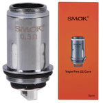 Revitalise your SMOK Vape Pen 22 e cig with one of these high-performance Strip or Mesh coils. By replacing the traditional coil wire with either a Strip or Mesh of Kanthal, these new coil formats vastly outperform thin wire. Along with superior flavour and cloud performance, these Vape Pen 22 Strip or Mesh coils also last longer than traditional wire coil heads.