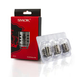 The Smok TFV12 Prince Coils are designed for use with the Smok V12 Prince Tank only. Designed for sub ohm vaping, these coils should be paired with high VG e-liquids that are 60% VG or higher. 
