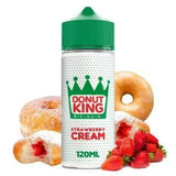 The Strawberry Cream flavour e-liquid by Donut King is sensational. You can expect to taste a freshly baked doughnut with a delightful strawberry and cream filling. The sweetness of the strawberry and cream really comes through on Strawberry Cream, and you will experience a touch of sourness throughout. Absolute perfection overall!