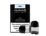 The Uwell Caliburn G replacement pods have been designed for use with Uwell Caliburn G pod kit only. Featuring a 2ml e-liquid capacity, these pods adopt a removable coil method for an eco-friendly, cost-effective approach. A simple top fill design allows ease of use, whilst users have the choice of pairing these pods with the Caliburn G coils (sold separately) to suit their ideal vaping preference.